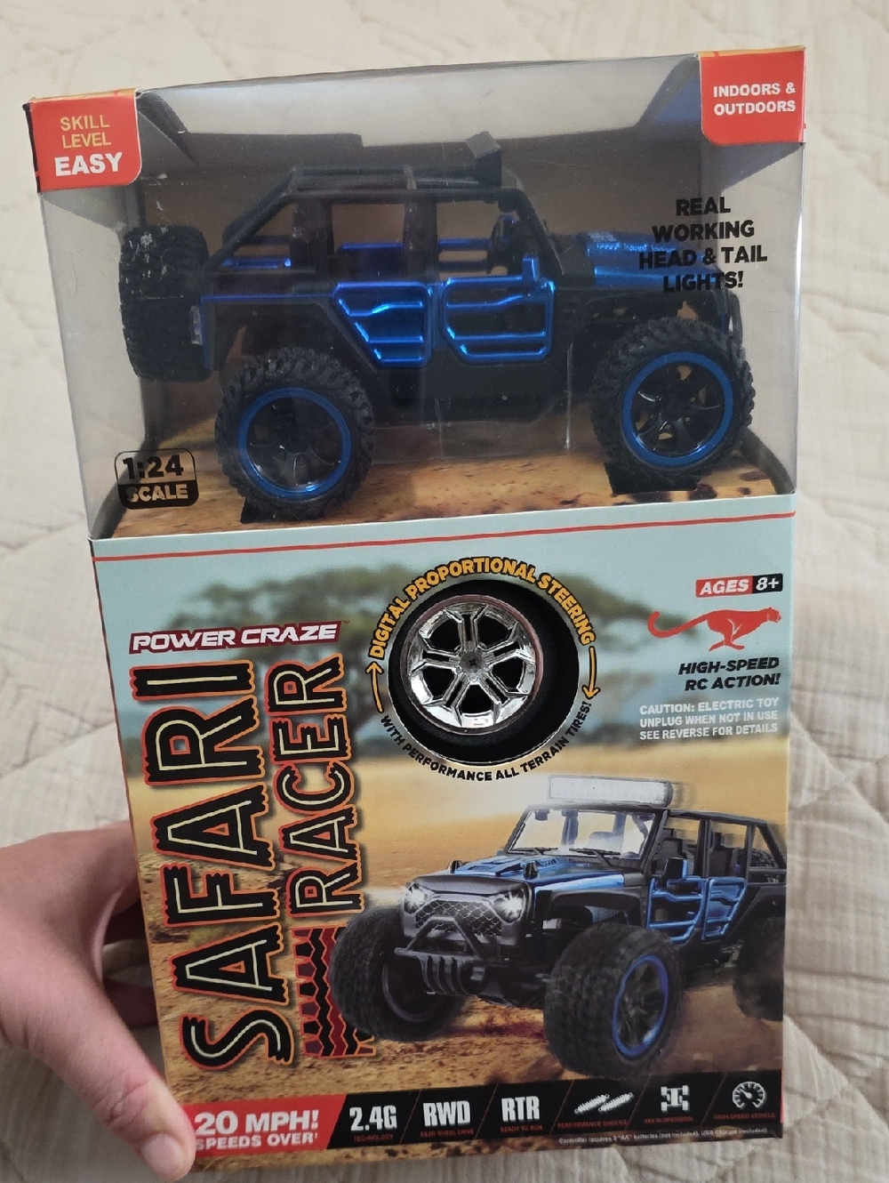 Safari Racer RC Truck - Blue